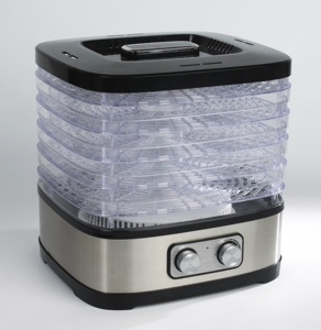 Food Dehydrator Machine | 5 Stackable Stainless Steel Trays Jerky Dryer with <strong>Digital</strong> Adjustable <strong>Timer</strong> and <strong>Temperature</strong> <strong>Control</strong> - Product Image 1