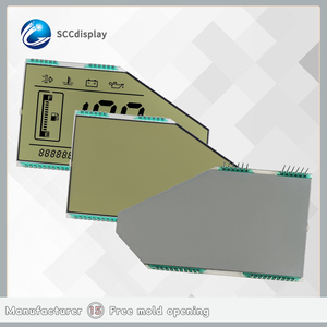 SJXDGW029 HTN economico 7 segmento Non Standard ampio intervallo di temperatura Display LCD Anti-riflesso moduli LCD personalizzati monocromatici - Product Image 6