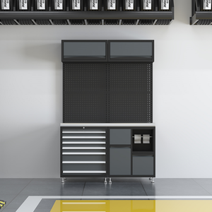 高容量新款工具柜工作台车库木质工具柜高品质汽车维修工具箱箱 - Product Image 4
