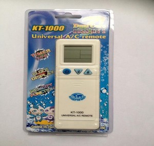 1000 <strong>CODES</strong> in 1 KT-1000 Digital <strong>Universal</strong> <strong>A</strong>/C <strong>Remote</strong> Control <strong>Universal</strong> <strong>Remote</strong> Control Air Conditioning <strong>Remote</strong> Control