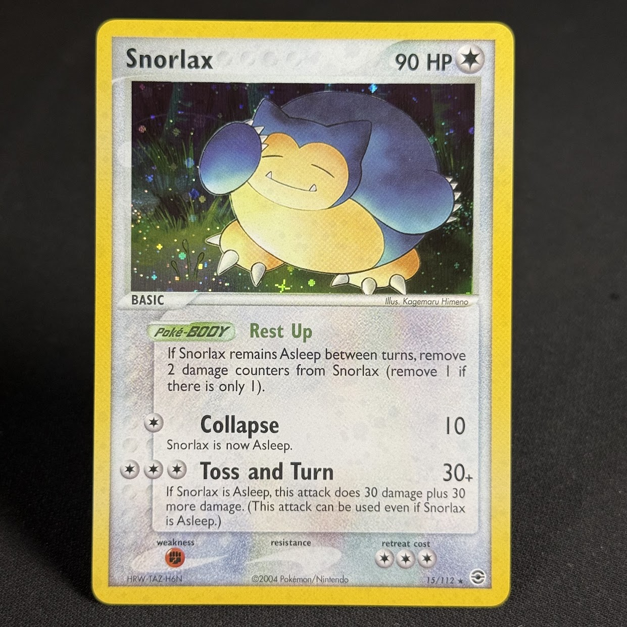 Snorlax Rouge Feu et Vert Feuille (RG)