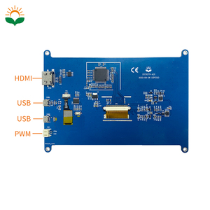 Touch Monitor capacitivo 7 pollici Raspberry PI pannello 1024*600 HDM USB scheda Controller per Ubauntu Linux Windows - Product Image 4