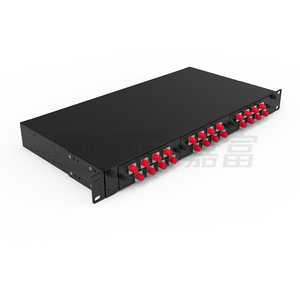 1U 19 inç raf monte ODF çelik dağıtım çerçeve kutusu 24 Fiber SC LC FC ST Simplex/dubleks portları 3G/4G ağları için uygun - Product Image 4
