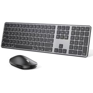 Bt Draadloos Toetsenbord En Muis Combo Multi-Apparaat Schaar-Structuur Computer Toetsenbord En Stille Muis Combo Voor <span class=keywords><strong>Mac</strong></span> - Product Image 1
