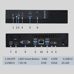 Sharerdp Nuevo Mini PC 8USB DDR4 Computadora de control industrial Oem 12th/13th Generation Core I3 I5 I7 Soporta tipos de enchufe AU/US/CN - Product Image 3