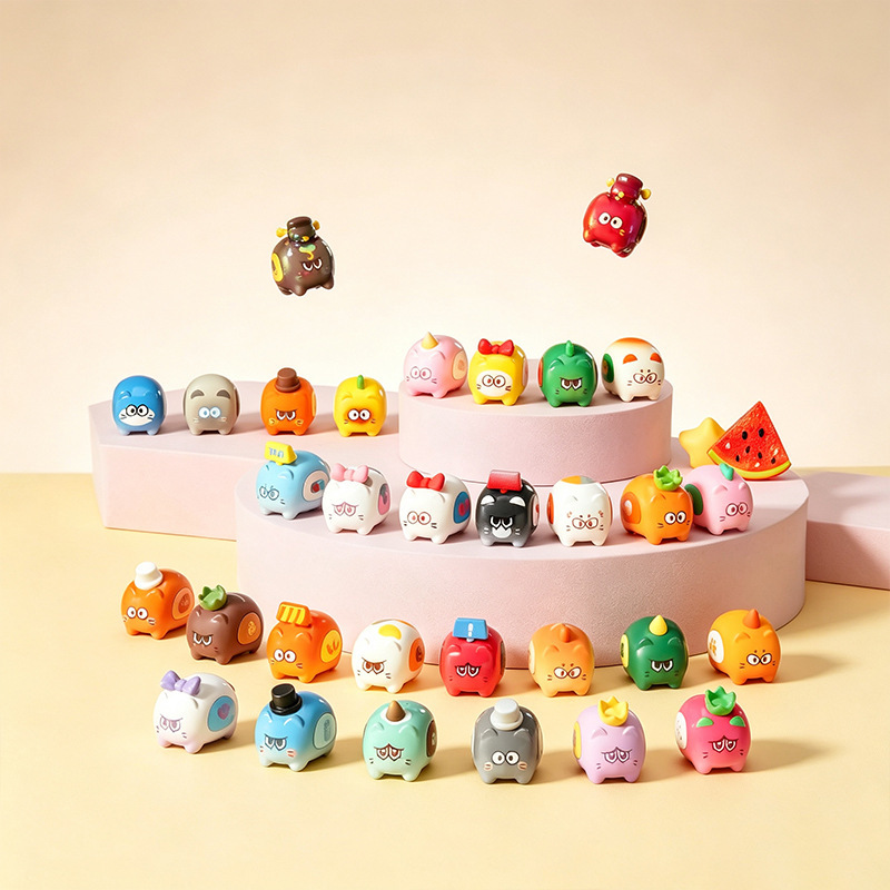 GOGO Cat Car Dingding Cat Pièces mignonnes - 32 pièces par boîte