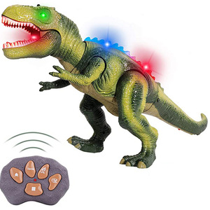 Funny Big RC Dinosaur <strong>Toy</strong> with Simulation Features Remote Control Animal <strong>Toys</strong> That <strong>Roar</strong> Walk and Light up with Music - Product Image 1