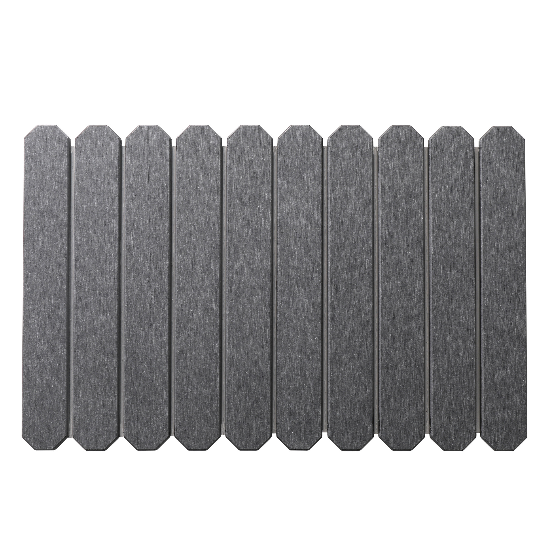Octogonal simple-gris foncé