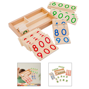Thẻ Số Toán Học 1-9000 Trường Mầm Non Montessori Math Learning Đồ Chơi Giáo Dục Cho Quà Tặng - Product Image 3