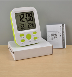 Smart Home Temperatur Luft feuchtigkeit Wecker mit großem LCD-Digital anzeige ständer oder Hänge halterung Elektronische Uhr Hintergrund beleuchtung - Product Image 4