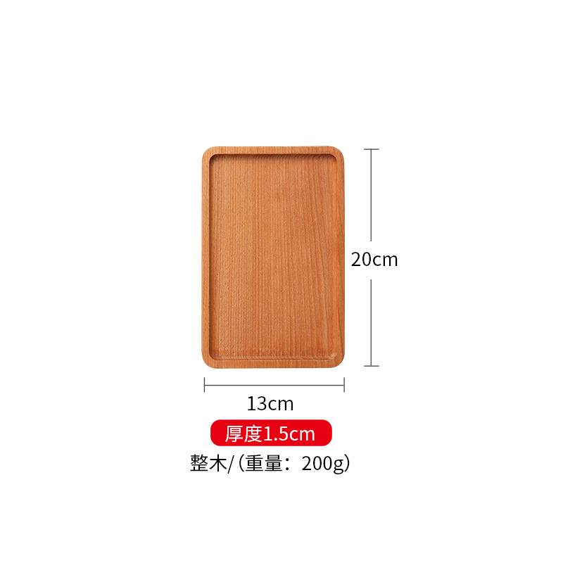 ไม้เนื้อแข็ง 20x13x1.5 มม. เคลือบด้วยน้ำมัน
