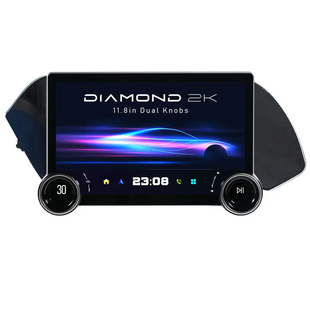 Autoradio 11.5 pouces Android 10 core 2K écran voiture stéréo DVD GPS Navigation lecteur Carplay pour Hyundai Sonata10