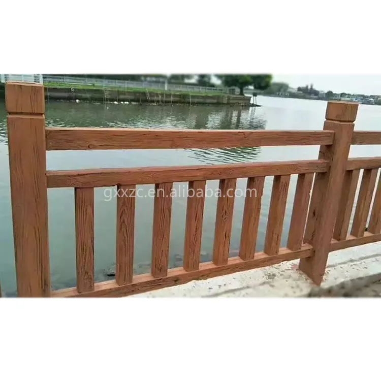 Moules décoratifs pour clôture de jardin, pilier en bois