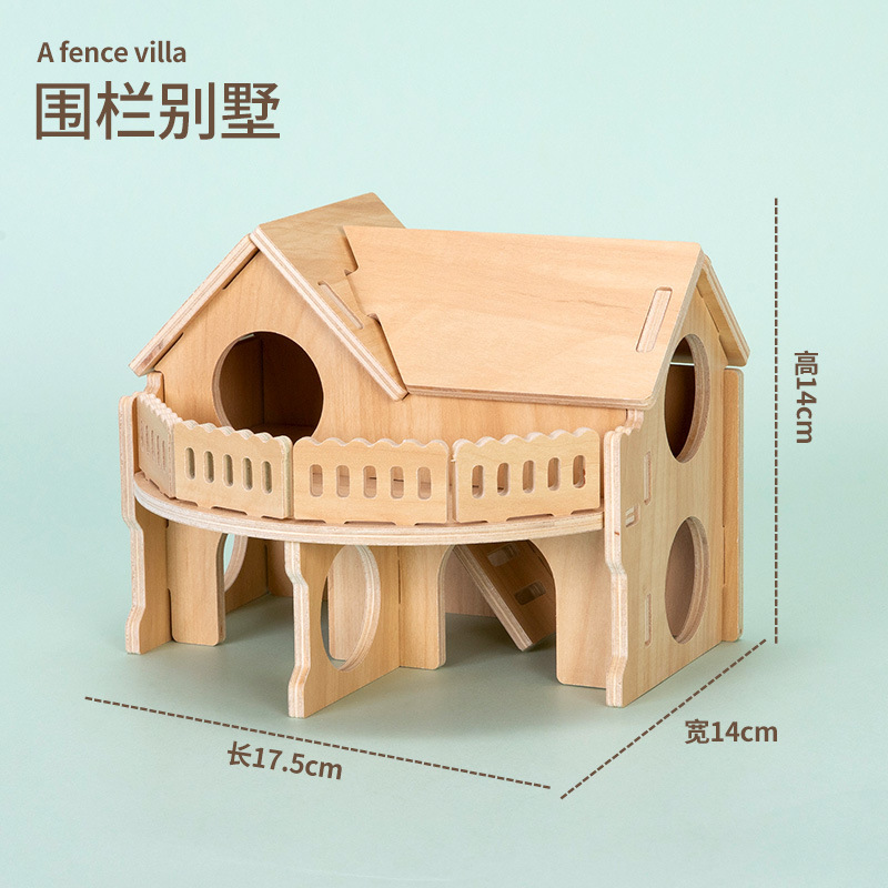 solid wood fence villa