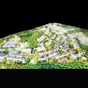 Servicios de diseño y producción de modelos arquitectónicos de alta gama personalizados para aplicaciones residenciales y hoteleras de villas