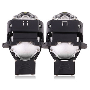 Otomatik ışık değiştirme kare Model ışık üç lazer Bi led projektör Lens 3 inç 85W 6000K Bi Led projektör Lens - Product Image 1