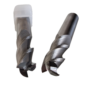 OEM/ODM End Mill HRC45 3 Flute Solid Carbide CNC Tools <strong>50mm</strong> Uncoated Bright CNC Flat Square End Milling <strong>Cutters</strong> for Aluminum - Product Image 3