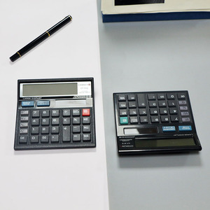 CT-512 nuovo Design a 12 cifre calcolatrice elettronica da tavolo con Logo personalizzabile Bascula promozionale per batteria ufficio commerciale - Product Image 4