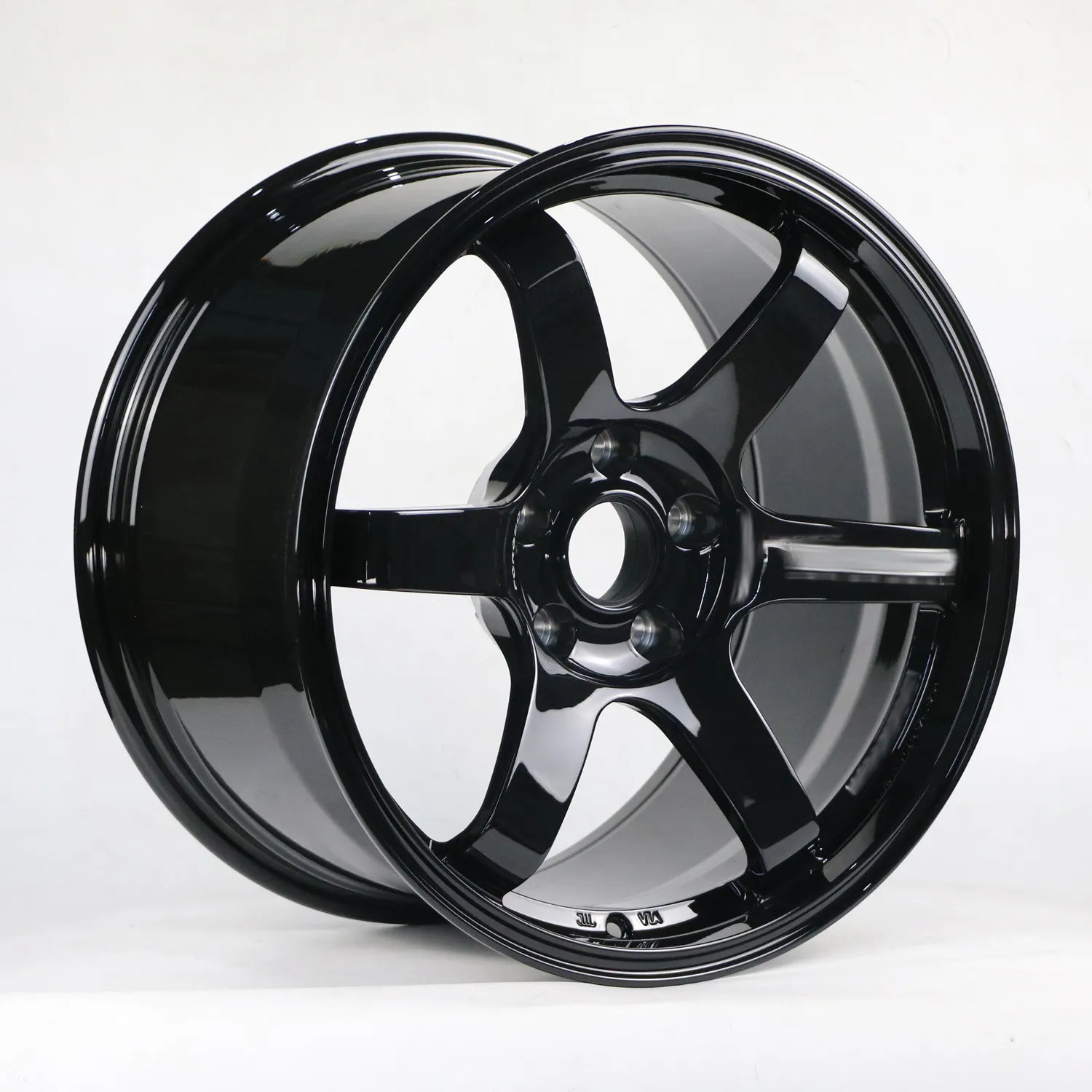 18X9.5 Et22 Te37 Gesmeed Wielglans Zwart