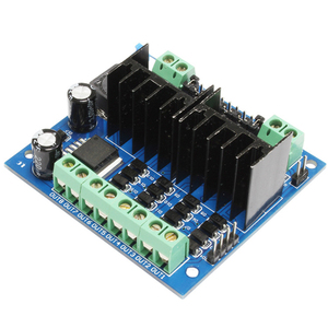 L298N motore Driver Board 4 canali motore di controllo della velocità modulo di rotazione in avanti e indietro regolatore del motore per Arduino Smart Car - Product Image 6