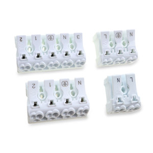 2 Pin <strong>Spring</strong> <strong>Terminal</strong> <strong>Block</strong> 923 Electrical Cable Clamp Quick Lamp Wire Connector - Product Image 6