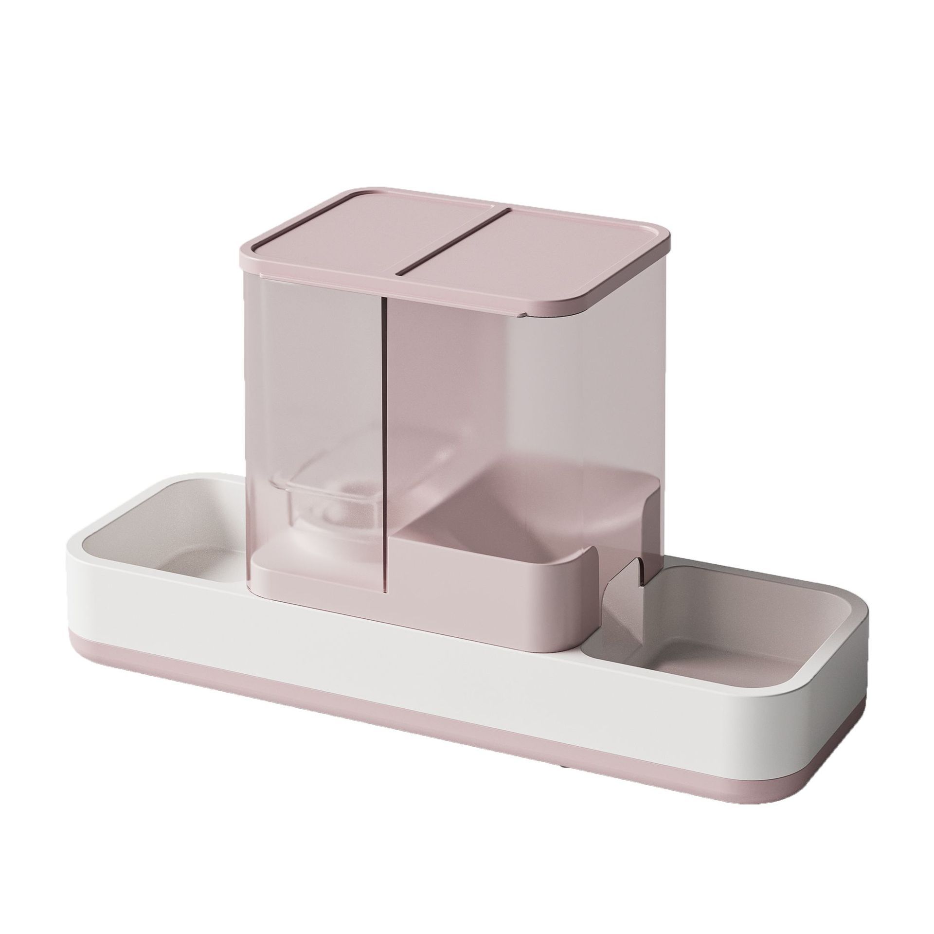 Distributeur de nourriture et d'eau tout-en-un