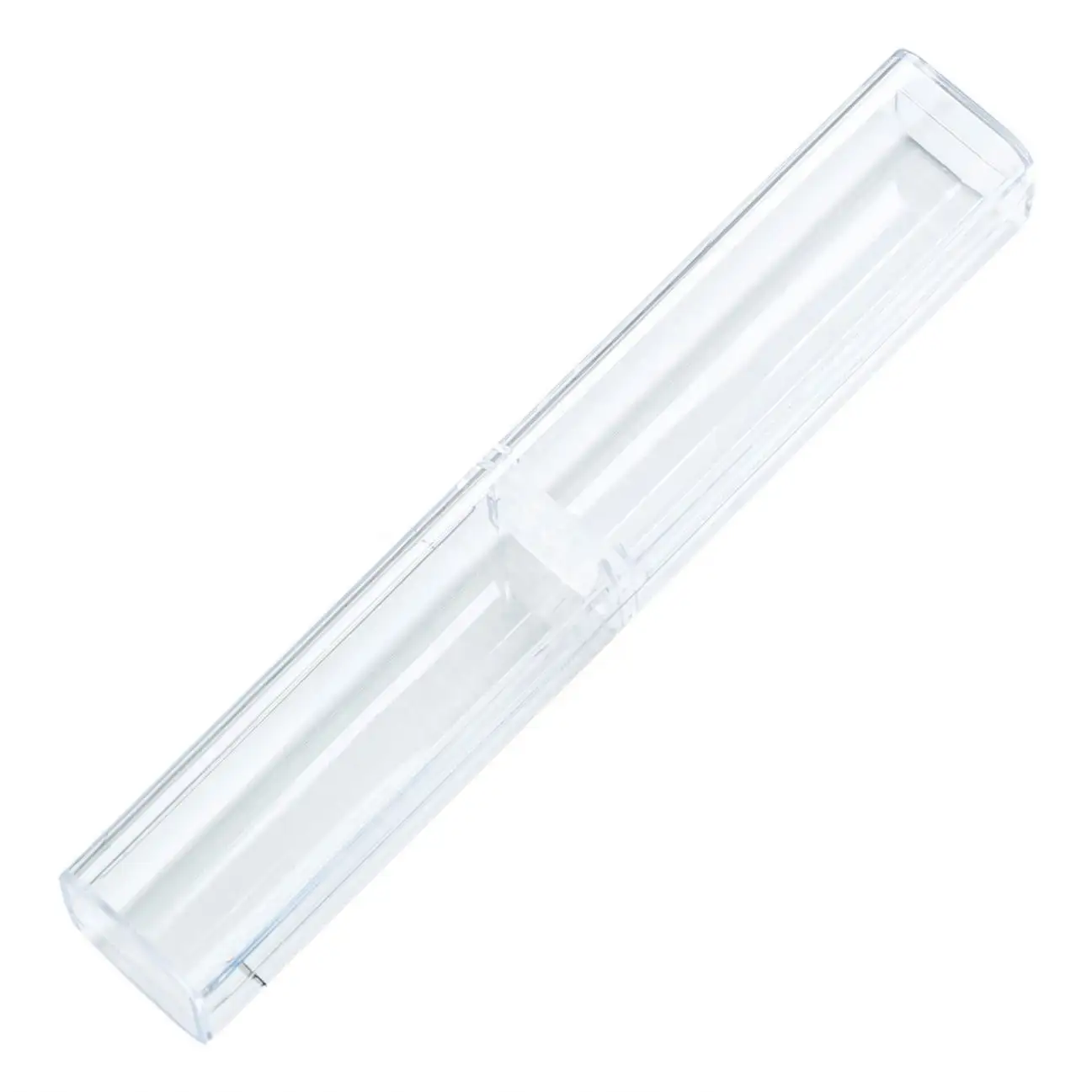 Stylo vide personnalisé, haute qualité, vente en gros, boîtes en plastique d'emballage pour stylos, petite boîte en plastique transparente, 1 pièce
