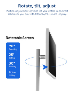 Interaktif 32 inç stant TV akıllı televizyon hücre dokunmatik Xbox anahtarı PS4 PS5 oyun monitör LCD ekran hareketli TV - Product Image 5