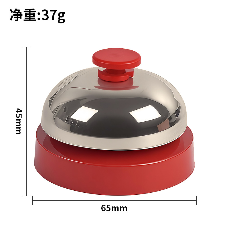 Electroplated red hand-held tambourines (400 pieces per box)