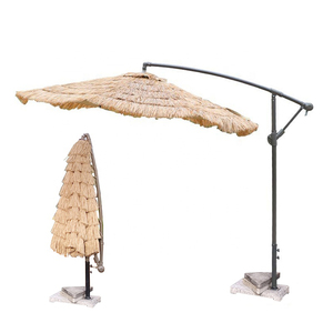 Sıcak satış 2M UV koruma kırmızı şerit, şerit kaplama ile taşınabilir Polyester plaj şemsiyeleri şemsiye/ - Product Image 3