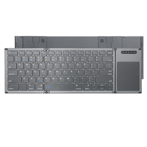 Teclado recargable universal, teclado inalámbrico plegable con panel táctil, miniteclado para tableta Pad - Product Image 2