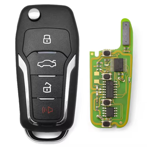 Xhorse VVDI XNFO01ENユニバーサルリモートキーフォブ4ボタンワイヤレスF-ord英語版交換用自動キー - Product Image 1