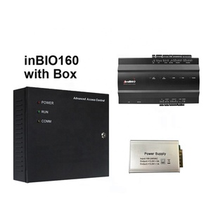 Panel de Control de acceso de una sola Puerta, soporte de conexión basado en IP, controlador de tarjeta RFID/huella dactilar con caja de adaptador de corriente Inbio160 - Product Image 1