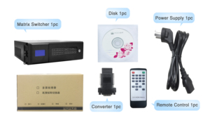 4x4 8x8 12x12矩阵切换器4K @ 60Hz 16x16 hdcp2.2 VGA HDM I 2.0 4:4:4 3D HDR无缝视频矩阵切换器 - Product Image 6