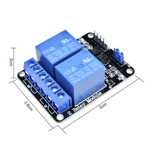 5V 2-Kanal-Relaismodul-Abschirmung für Arduino ARM PIC AVR DSP Elektronisches 5V 10A 2-Kanal-Relaismodul