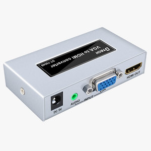用于台式机笔记本电脑智能盒的DTECH VGA到HDMI适配器1080p音频和视频传输VGA到HDMI转换器