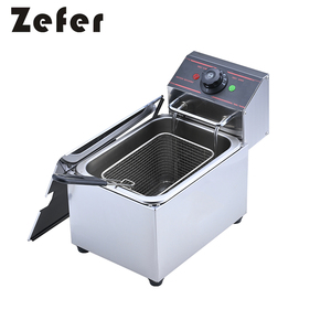 Электрическая Коммерческая портативная столешница, 3 л, 2000 Вт, нержавеющая сталь, фриер, фриер, масло, фритюрница для ресторана - Product Image 2