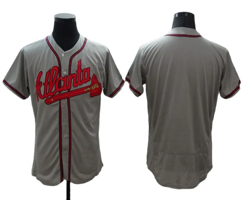 Adultos y niños Personalización de fábrica Uniformes de béisbol Jerseys de béisbol bordados personalizados