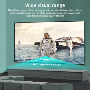 72 84 100 120 &quot; 16:9 <strong>Fixed</strong> <strong>Frame</strong> 4k Hd Alr Projector <strong>Screen</strong> Wall Mounted Metal 1cm Narrow <strong>Frame</strong> Anti Light Projector <strong>Screen</strong> - Product Image 2