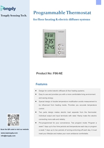 High-Accuracy <strong>Digital</strong> Display VAV Room Thermostat with Big LCD Screen and <strong>Temperature</strong> <strong>Sensor</strong> OEM &amp; ODM Supported - Product Image 4