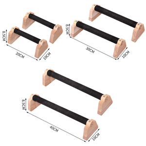 Nhà tập thể dục phòng tập thể dục phụ kiện calisthenics thiết bị tre bằng gỗ đẩy lên thanh đứng & song song thanh - Product Image 2