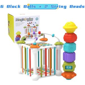 Bé Cao Su Mềm Xây Dựng Khối 1 + Năm Tuổi Bé Giáo Dục Sớm Giáo Dục Silicone Đồ Chơi Xây Dựng Khối Mô Hình - Product Image 5