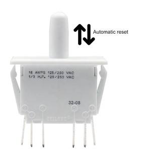 Interruttore a pulsante multifunzione con doppia funzione DPDT ABS Pull & Push interruttore per uso domestico struttura elettronica - Product Image 5