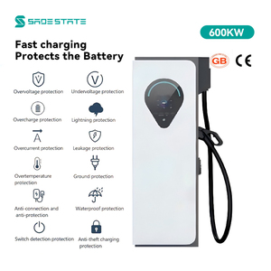 Ip55 380V 4 pistolas Css de alta potencia 480Kw-960Kw Floormounted 4G/Lan Port Ev estación de carga comercial con deslizar/escanear el código Qr - Product Image 6