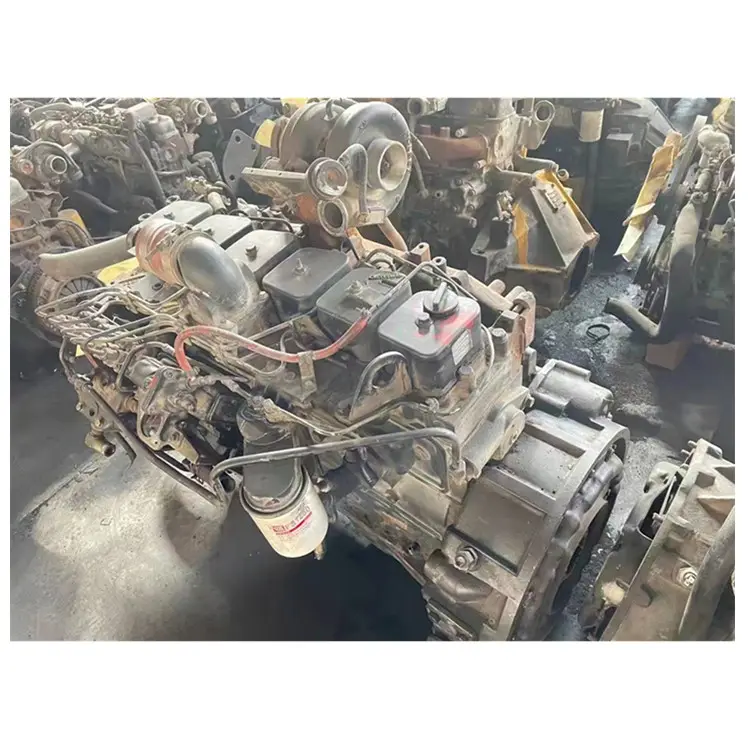 Complete Used original Cu mmins 6BT Engine 230 HP 6BT5.9 Diesel Engine with gearbox