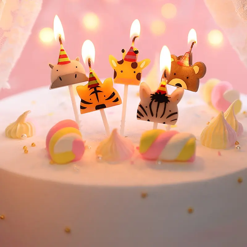 Fabrik direkt Geburtstag Cartoon Kerze Großhandel Kreative Einzigartige Party Cartoon Alles Gute zum Geburtstag Kuchen Kerzen