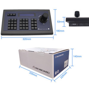 Controlador PTZ de videoconferencia Controlador de joystick de teclado de cámara PTZ para transmisión en vivo