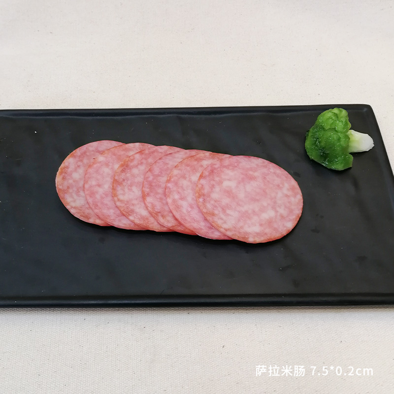 Lotus couleur salami 6 tranches continues