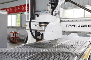 3D sega testa lama CNC Router di legno macchina di taglio con sistema di controllo Syntec per la lavorazione del legno - Product Image 5