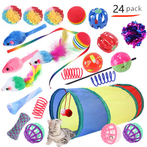 หนูแมวจำลองแบบผ้ากำมะหยี่สำหรับเล่นในบ้านแมวลูกแมว - Product Image 4